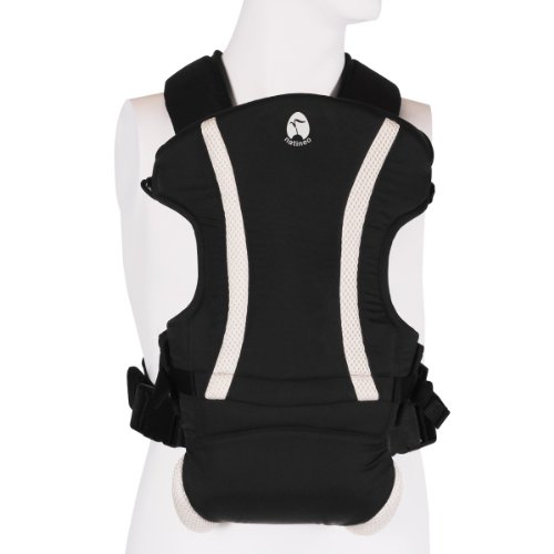 Natineo - Porte bébé AVENTURE- Noir - Disponible en noir, marron et rouge