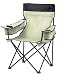 Coleman Quad Chair with Security Pockets Khaki