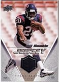 Steve Slaton Houston Texans 2008 Upper Deck Rookie Jerseys #UDRJSS Football Card