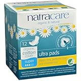 Natracare Natural Ultra Pads Organic Cotton Cover, 12 Count