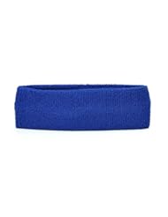 Sports: GOGO Sports Headband / Sweatband, Terry Cloth Head Band - Royal Blue - GOGO