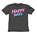 Happy Days - Happy Days Logo - Youth Charcoal S/S T-Shirt For Boys