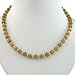 Handmade Cat's Eye & Silver Beaded Necklace