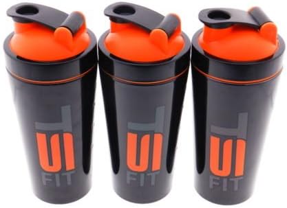3x TURBO MIXER Stainless Steel 25oz Blender Mixer Bottle Protein Shaker Cup