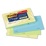 MMM635RMC CARD,POST-IT,RLD,3X5,ASST,50/PK