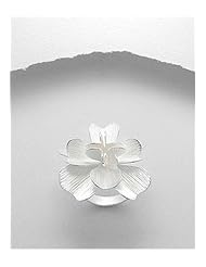 Flower Ring In 92.5 Sterling Silver