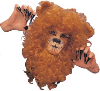 Peluca melena de león para adultos de disfraces de Halloween de accesorios (B729) Peluca melena de león para adultos de disfraces de Halloween de accesorios (B729)