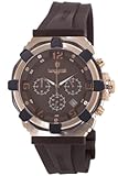 Lancaster Men's OLA0440L/RG/MR/MR Robusto Chronograph Brown Dial Rubber Watch Lancaster Men's OLA0440L/RG/MR/MR Robusto Chronograph Brown Dial Rubber Watch