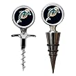 Miami Dolphins NFL Cork Screw and Wine Bottle Topper Set by Great American Products
