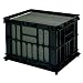 Office Products : Rubbermaid 44806 Letter/Legal Crate-A-Filet, 14w x 17d x 11-1/4h, Black