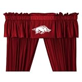Arkansas Razorbacks NCAA Locker Room Collection Valance (88x14) by 