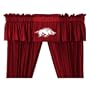 Arkansas Razorbacks NCAA "Locker Room Collection" Valance (88"x14")