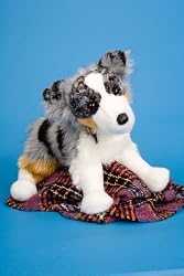AUSTRALIAN SHEPHERD DOG DRIVER PLUSH TOY 16"