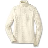 Traditional Cable-Knit Turtleneck Sweater