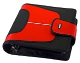41hZOrPZydL. SL160  Case it S915 3 Inch Round Ring Binder with 6 Tab File Folder, 1unit, Red,  Size   13 X 13.6 X 3 inches