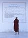 Monk Reading Burmese Wall Script, Shwedagon, Yangon (Rangoon), Myanmar (Burma), Asia Art Photographic Poster Print by Gavin Hellier, 9x12