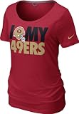 San Francisco 49ers Women's Red Nike Team Dedication Tri-Blend T-Shirt