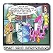 Londons Times Fish Fishing Deep Beneath Cartoons - Squid Entrepreneurs - Light Switch Covers - double toggle switch