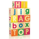 Uppercase and Lowercase Alphabet Blocks Set