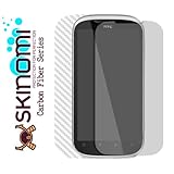 Skinomi TechSkin - Silver Carbon Fiber Film Shield & Screen Protector for H ....