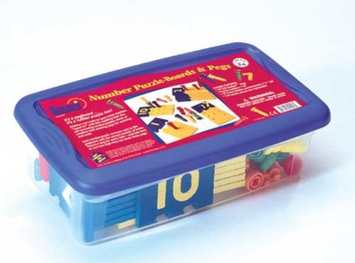 NUMBER PUZZLE-BOARDS and PEGS