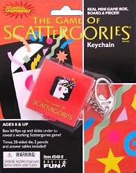 Mini The Game of Scattergories Keychain by Basic Fun