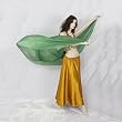 Emerald Green Rectangular Silk Veil with Rounded Corners