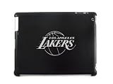 Black Apple iPad 2 Aluminum Plated Back Case Los Angeles Lakers