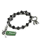 【PEACE】WALLET CHAIN BLACK ダイス ウォレットチェーン　ブラック ウォレットチェーン