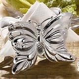 BUTTERFLY NAPKIN HOLDER - SILVER PLATED BUTTERFLY NAPKIN HOLDER