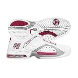Women's New Balance WCT1200W (D) Tennis Shoe-White/Red