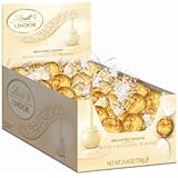 Lindt Chocolate Lindor Truffles, White Chocolate, 60 Count