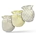 Brooklyn Bamboo 3 Pair Newborn No Scratch Mittens Organic Hypoallergenic Bamboo Softer And Better For Baby Than Cotton Boys & Girls Perfect For Unisex Baby Infant And Toddler Layette Sets And Baby Registry And Gift Basket Sets