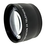 Optics 2.0x High Definition Telephoto Conversion Lens for Panasonic Lumix DMC-FZ150 (Includes Lens Adapter)