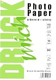 Produkt-Bild: 50 Blatt doppelseitiges (!) DRUCKmich Fotopapier - gl&auml;nzend/ glossy - DIN-A4 - hohe Aufl&ouml;sung 9600dpi - 155gr/m&sup2; - Topp Qualit&auml;t