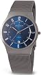 Skagen Men's Classic 233XLTTN Grey Titanium Quartz Watch with Blue Dial