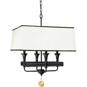World Imports Lighting 2334-47 Manhattan 4-Light Pendant, Oiled Bronze