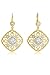 Cable Sterling Silver Filigree Two Tone Square title=