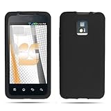 Premium Black Silicone Jelly Skin Case Cover + FREE Atom LED Keychain Light ....