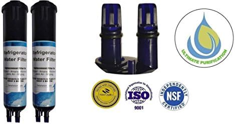 2 Pack - Ultimate Purification Water Filter to Replace Whirlpool, PUR, Kenmore, Sears, 4396710, 4396710B, 4396710P, 4396710T, 4396711B, 4396841, 4396841B, 4396841P, 4396841T, 4396842B, 4396842, 46-9020, 46-9020P, 46-9030, 46-9030P, 4609020000, 4609030000, 469020, 469020P, 469030, 469030P, W10121145, W10121146, W10177635, W10186667, W10193691, W10193691T, 8212650, 95357630, AP3710633, AP3866834, F3WP6M1, FILTER3, FILTER3C, P1KB1, P1KB2, P1RFKB1, P1RFKB2, P1RFWB2, P1RFWG2, P1WB2, P1WB2L, P1WG2, P1WG2L, P2RFWG2, P2WG2, P2WG2L, PB-SS, PBSS, PS971185, PS986832, RWFFRSXS, T1KB1, T1KB2, T1RFKB1, T1RFKB2, T1RFWB2, T1RFWG2, T1WB2, T1WB2L, T1WG2, T1WG2L, T2RFWG2, T2WG2, T2WG2L, 2260515, 2260538, 2305222, 2305267, 2313412, 2260518B, 2260518W