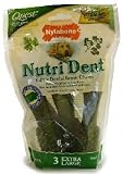Nutri Dent Edible Dental Brush Chews - XLarge (3 Per Pouch)