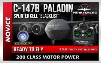 ParkFlyers 7003 Tom Clancys Splinter Cell Blacklist Paladin C147B Aircraft Edition