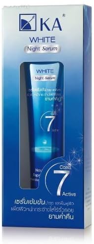 KA White Night Serum Whitening Lightening &amp; Anti Aging Fade Dark Spots 35 G. : 1 Tube by White Night Serum
