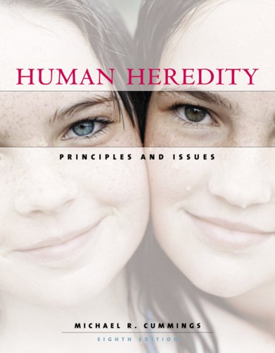 Human Heredity: Principles and Issues (Available Titles CengageNOW)