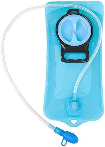 Widepac Hydration System Professional Class Water Bladder Reservoir for Running, Hiking, Climbing, Military Backpack, Marching, Outdoor Event (Blue, 2 Litres)