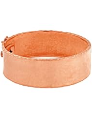 ClevereveS 18Kt Gold Pink Hammered Bangle 22mm
