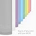 Boroux Spectrum Glass Water Bottle .5 liters- Protective Silikote Technology Adhered to Eco Friendly BPA Free Pure Borosilicate Glass. Perfect for Essential Oils, Juicing, Smoothies
