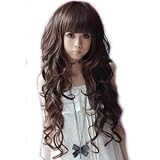 Long Dark Brown Sexy Wave Wig (Model: Jf010013)