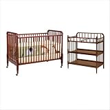 Jenny Lind 3-in-1 Convertible Crib Nursery Set in Cherry