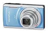 Olympus Mju-7040 Digitalkamera (14 Megapixel, 7-fach Zoom, 7,6 cm (3,0 Zoll) Display, 2GB intern Speicher) Copper Blue - 